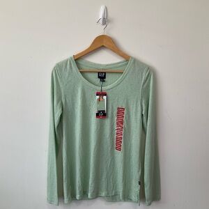 Gap Women’s Long Sleeve Tee XS Sage New